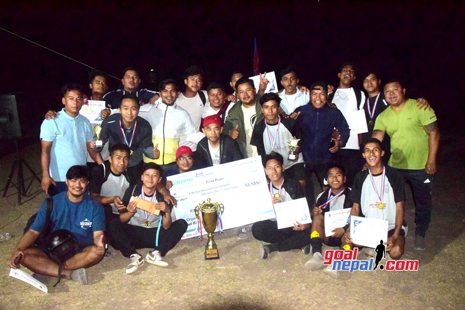 Rupandehi: Good Morning FC Wins Title Of radeep Rana Magar Memorial Cup